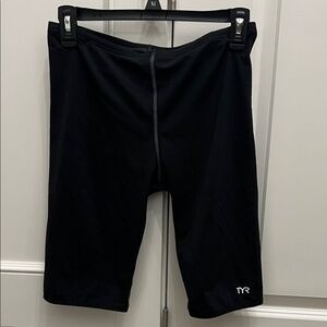 TYR Men's Black Swim Jammers